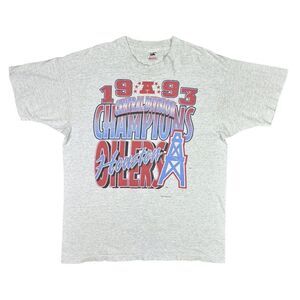 Vintage Fruit of the Loom 1993 AFC Central Division Champs Houston Oilers Tee